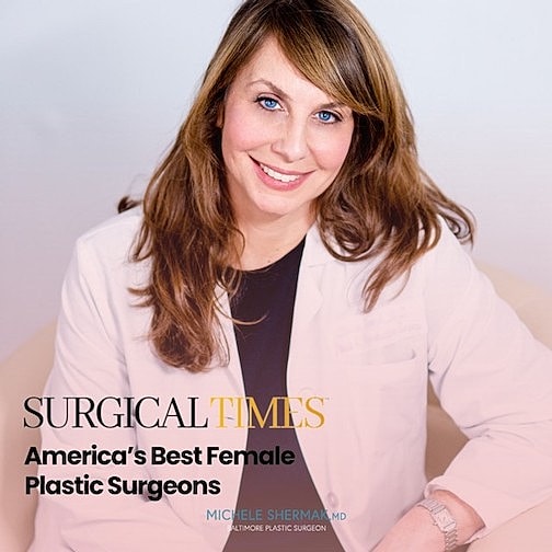 Female plastic surgeon featured in Surgical Times.