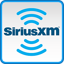 SiriusXM logo with signal waves.